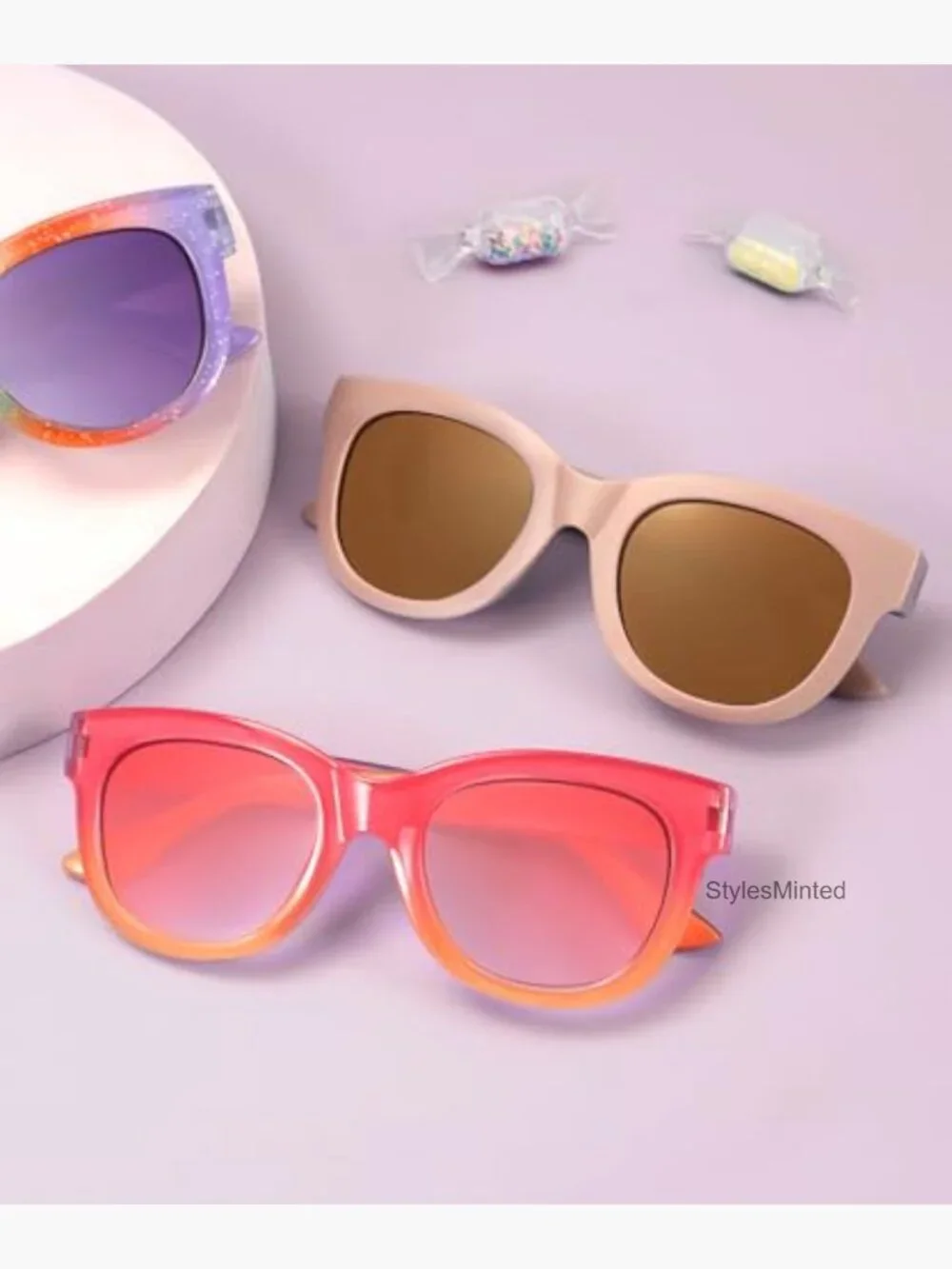 Kids Polarized Sunglasses UV400 Protection 3-Pack Ages 3-12